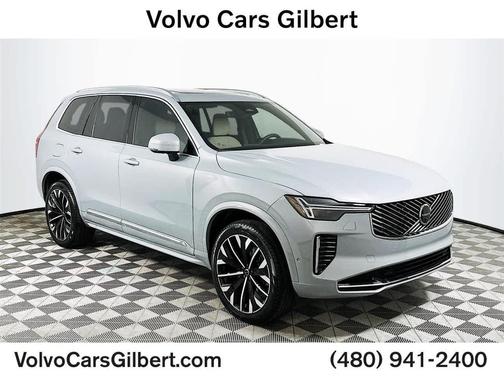 VAPOUR GRY MET 2026 Volvo XC90 Plug-In Hybrid Plus, T8 AWD, Electric/Gasoline, Bright, 7 Seats