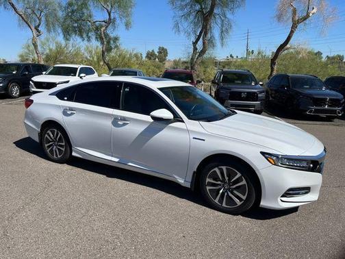 Platinum White Pearl 2019 Honda Accord Hybrid Touring