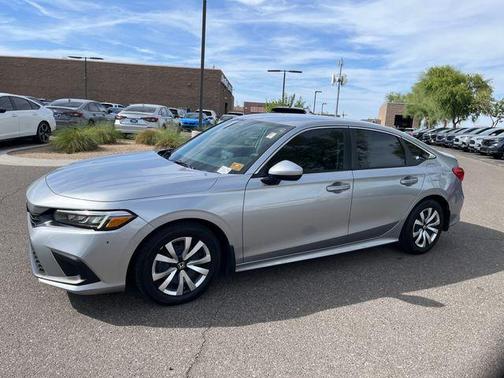 Lunar Silver Metallic 2023 Honda Civic LX