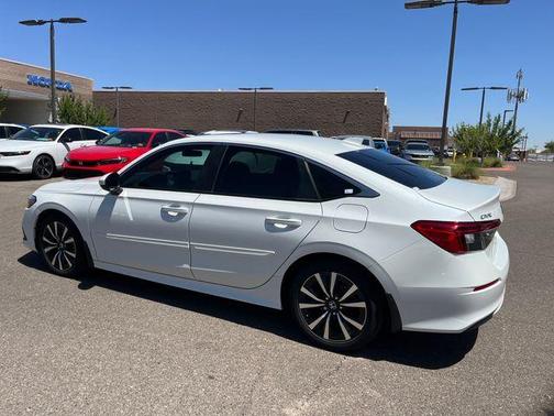 Platinum White Pearl 2023 Honda Civic EX