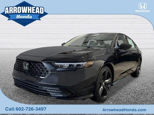 Crystal Black Pearl 2026 Honda Accord Hybrid Sport-L Sedan