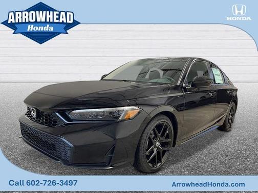 Crystal Black Pearl 2026 Honda Civic Sport Hatchback
