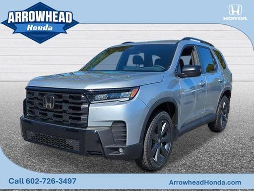 Solar Silver Metallic 2026 Honda Pilot Sport