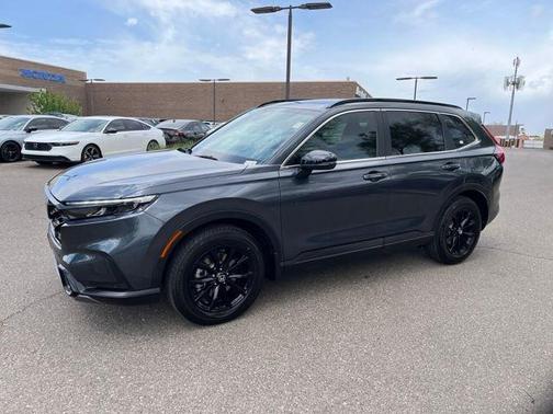 Meteorite Gray Metallic 2025 Honda CR-V Hybrid Sport-L