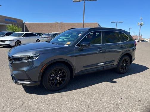 Meteorite Gray Metallic 2025 Honda CR-V Hybrid Sport-L