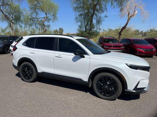 Platinum White Pearl 2024 Honda CR-V Hybrid Sport Touring