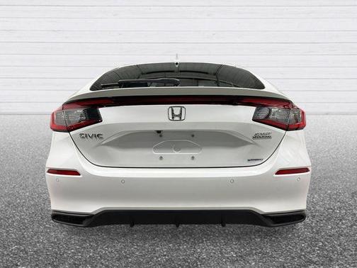 Platinum White Pearl 2026 Honda Civic Hybrid Sport Touring