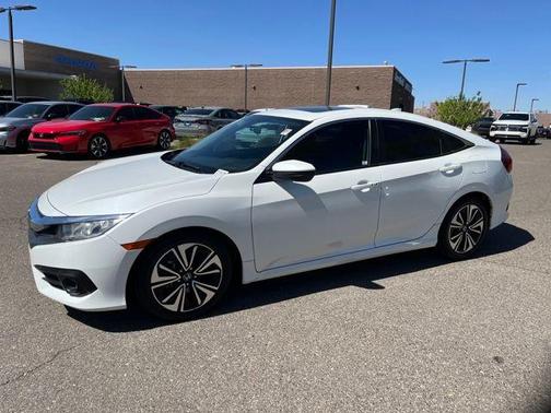 White Orchid Pearl 2017 Honda Civic EX-T