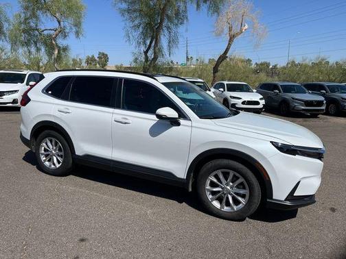Platinum White Pearl 2023 Honda CR-V EX