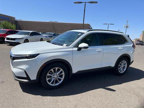 Platinum White Pearl 2023 Honda CR-V EX
