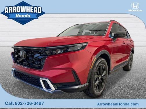 Radiant Red Metallic 2026 Honda CR-V Hybrid Sport Touring