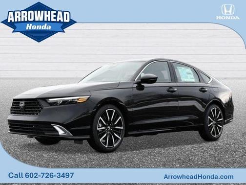 Crystal Black Pearl 2026 Honda Accord Hybrid Touring Sedan
