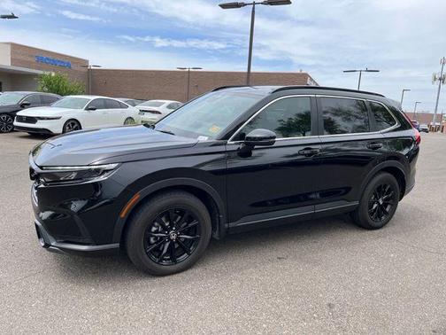 Crystal Black Pearl 2025 Honda CR-V Hybrid Sport-L