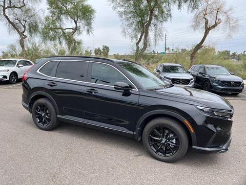 Crystal Black Pearl 2025 Honda CR-V Hybrid Sport-L