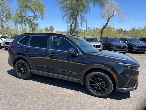 Crystal Black Pearl 2025 Honda CR-V Hybrid Sport-L