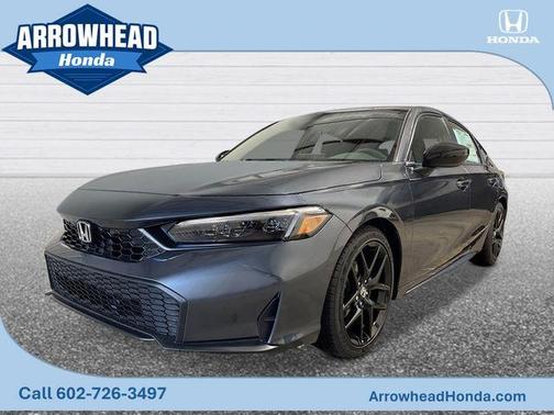 Meteorite Gray Metallic 2026 Honda Civic Sport