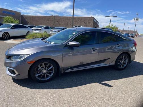 Modern Steel Metallic 2019 Honda Civic EX