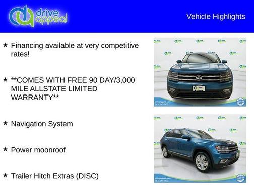 2019 Volkswagen Atlas 3.6L SEL Premium