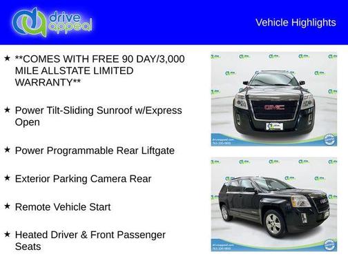 Carbon Black Metallic 2015 GMC Terrain SLT-1