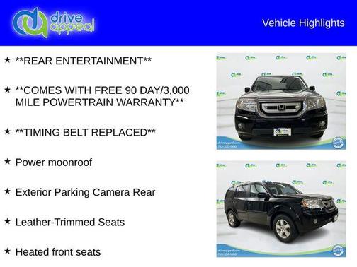 Formal Black 2009 Honda Pilot EX-L