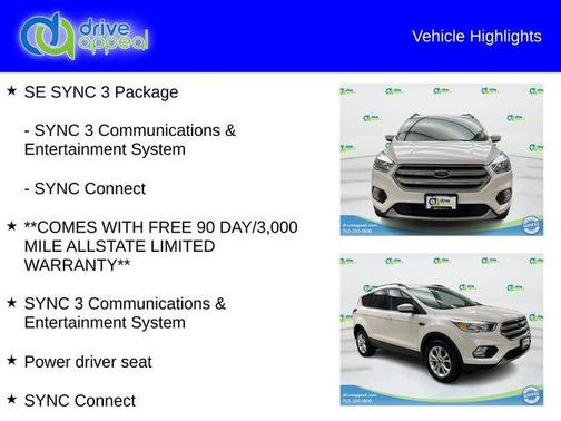White 2018 Ford Escape SE