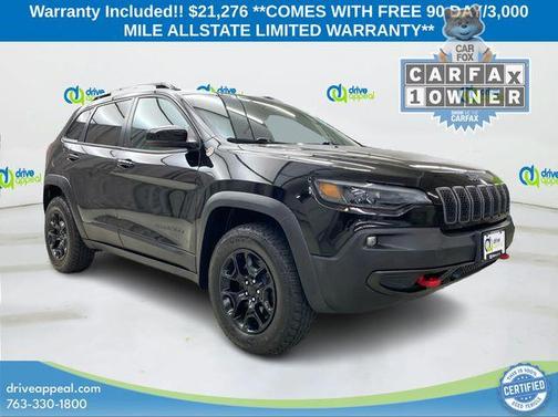 Diamond Black 2022 Jeep Cherokee Trailhawk