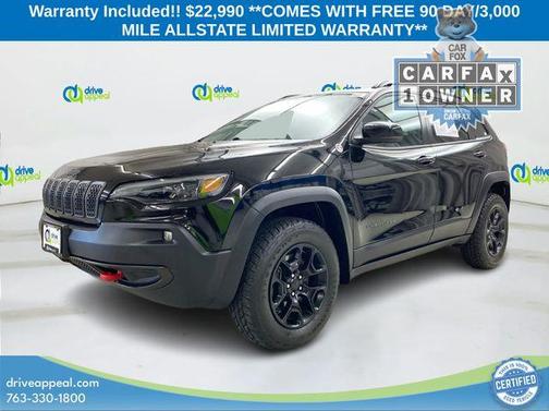 Diamond Black 2022 Jeep Cherokee Trailhawk