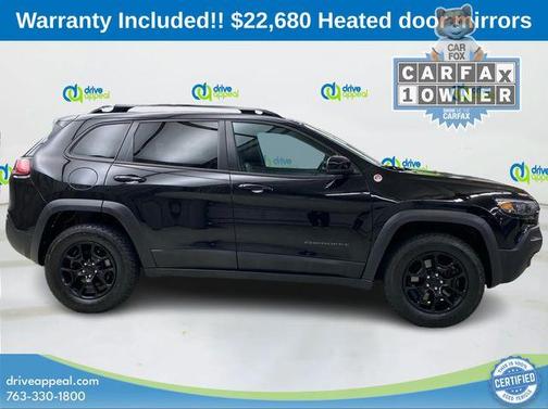 Diamond Black 2022 Jeep Cherokee Trailhawk