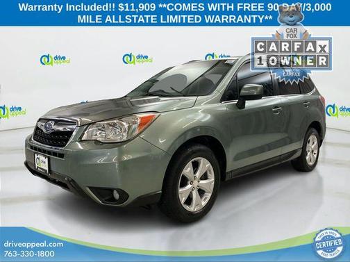 Jasmine Green Metallic 2015 Subaru Forester 2.5i Limited