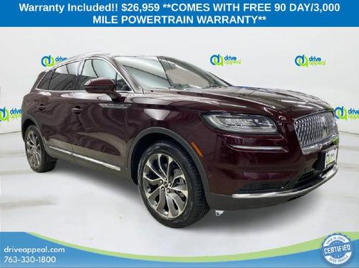 Burgundy 2021 Lincoln Nautilus Reserve