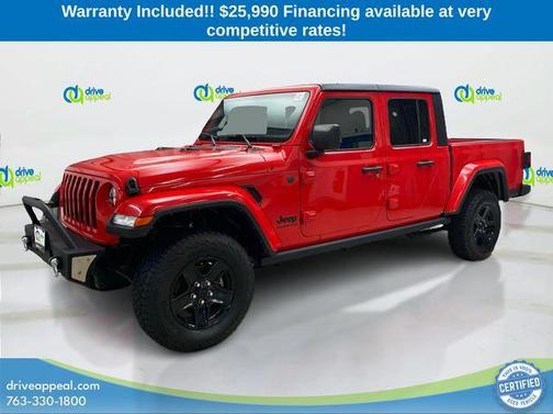 Firecracker Red Clearcoat 2022 Jeep Gladiator Sport