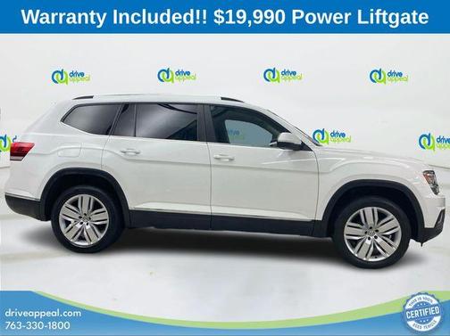 Pure White 2019 Volkswagen Atlas 3.6L SEL