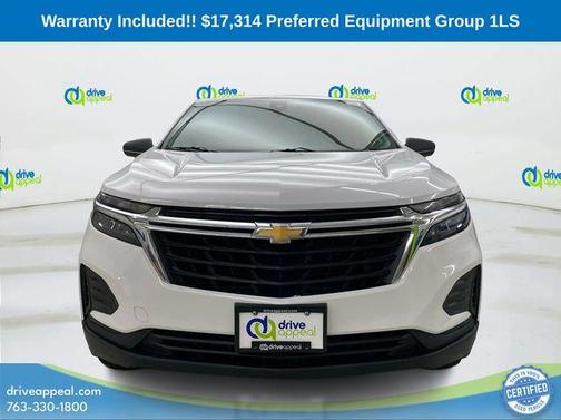 Summit White 2023 Chevrolet Equinox LS
