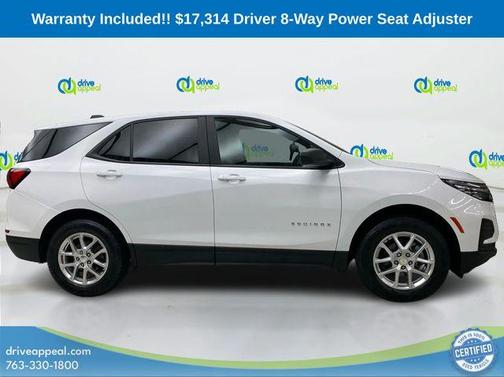 Summit White 2023 Chevrolet Equinox LS