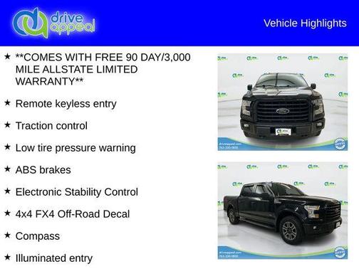 Black 2015 Ford F-150 XLT