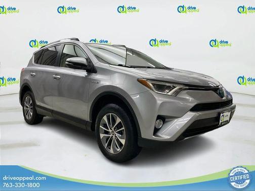 Silver Sky Metallic 2018 Toyota RAV4 Hybrid XLE