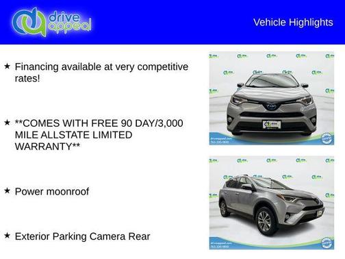 Silver Sky Metallic 2018 Toyota RAV4 Hybrid XLE