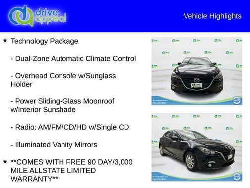 Jet Black Mica 2015 Mazda Mazda3 i Touring