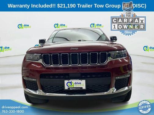 Velvet Red Pearlcoat 2021 Jeep Grand Cherokee L Limited