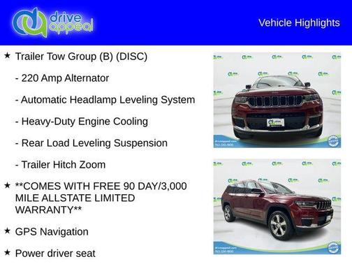 Velvet Red Pearlcoat 2021 Jeep Grand Cherokee L Limited