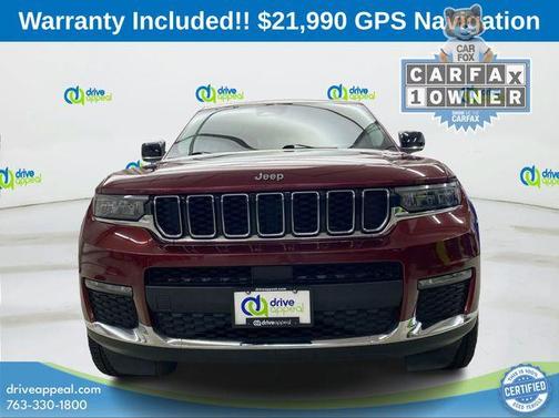 Velvet Red Pearlcoat 2021 Jeep Grand Cherokee L Limited