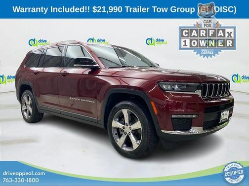 Velvet Red Pearlcoat 2021 Jeep Grand Cherokee L Limited