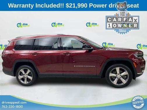 Velvet Red Pearlcoat 2021 Jeep Grand Cherokee L Limited