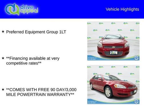 Crystal Red Tintcoat 2012 Chevrolet Impala LT