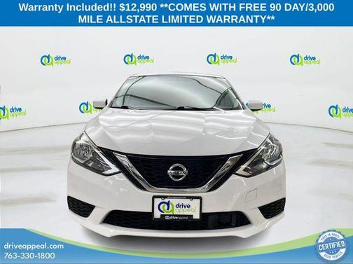 Cloud White 2019 Nissan Sentra S
