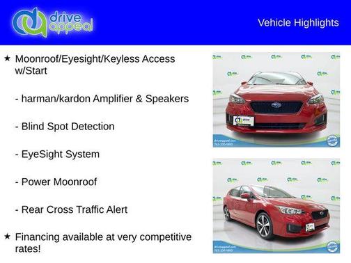 Lithium Red Pearl 2017 Subaru Impreza 2.0i Sport