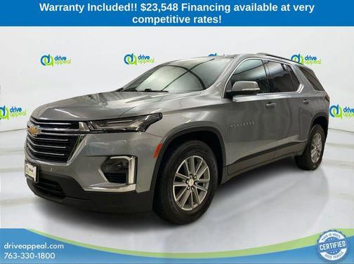 Sterling Gray Metallic 2023 Chevrolet Traverse LT Cloth