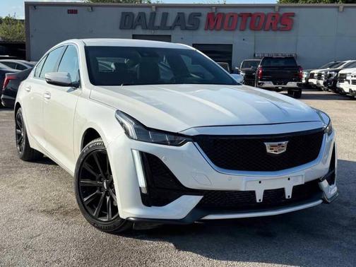 Crystal White Tricoat 2023 Cadillac CT5 Premium Luxury