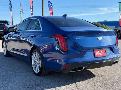 Wave Metallic 2021 Cadillac CT4 Luxury