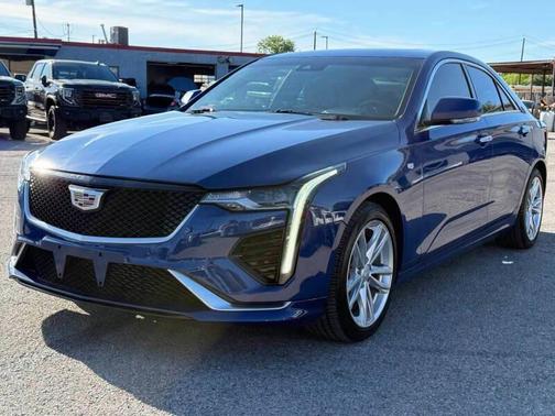 Wave Metallic 2021 Cadillac CT4 Luxury
